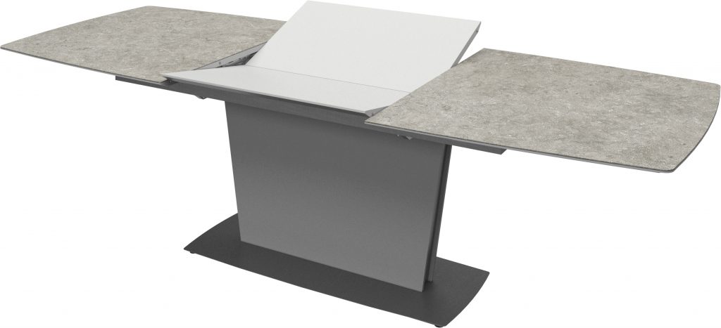 Milano extendable table in ceramic top