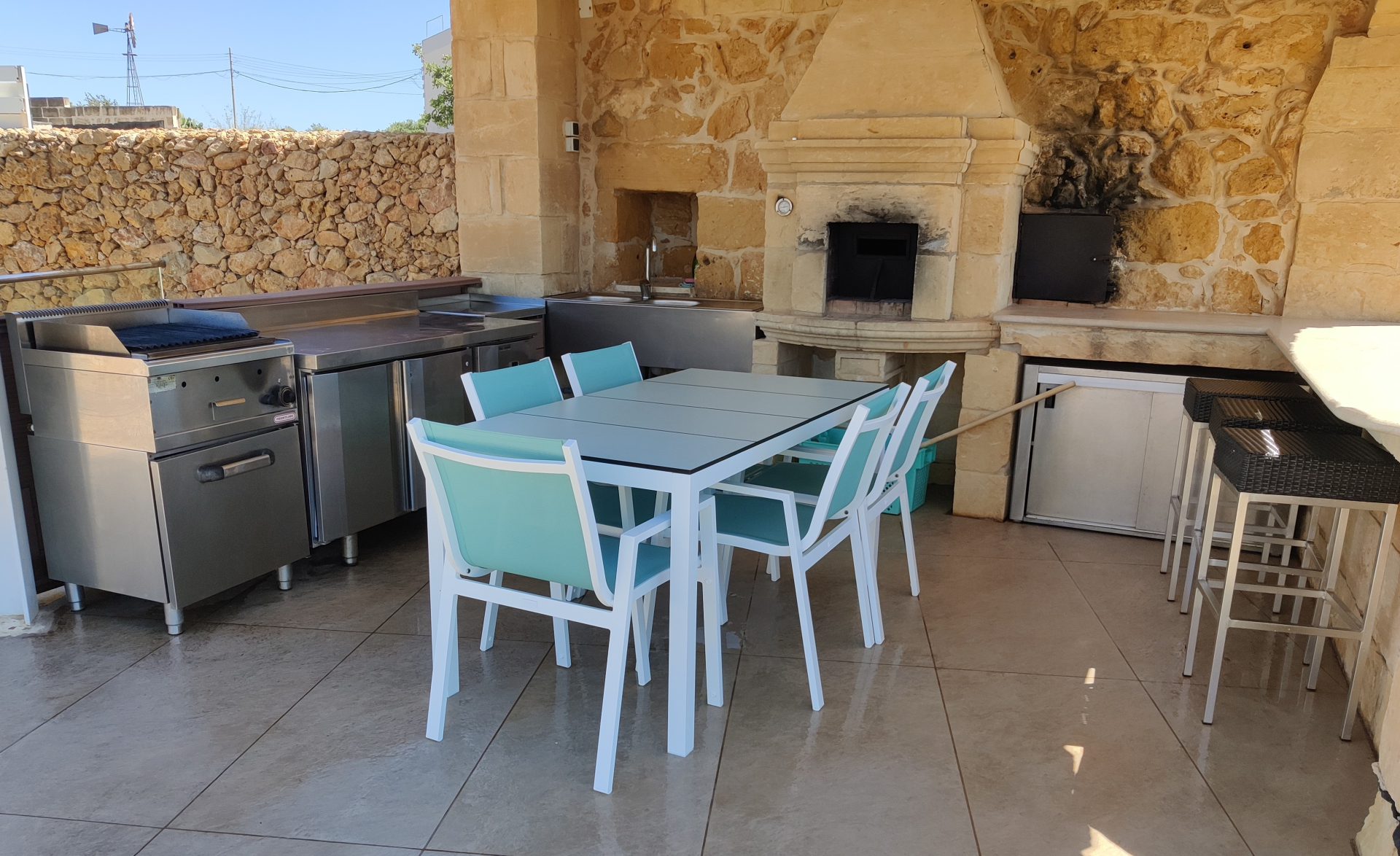 Outdoor Furniture at Gozo Retreat Villa